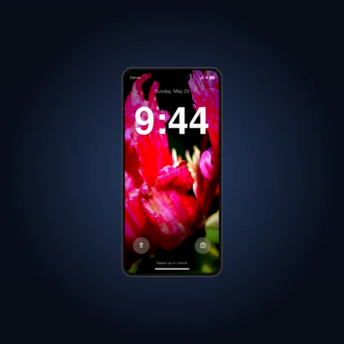 Magenta peony live wallpaper